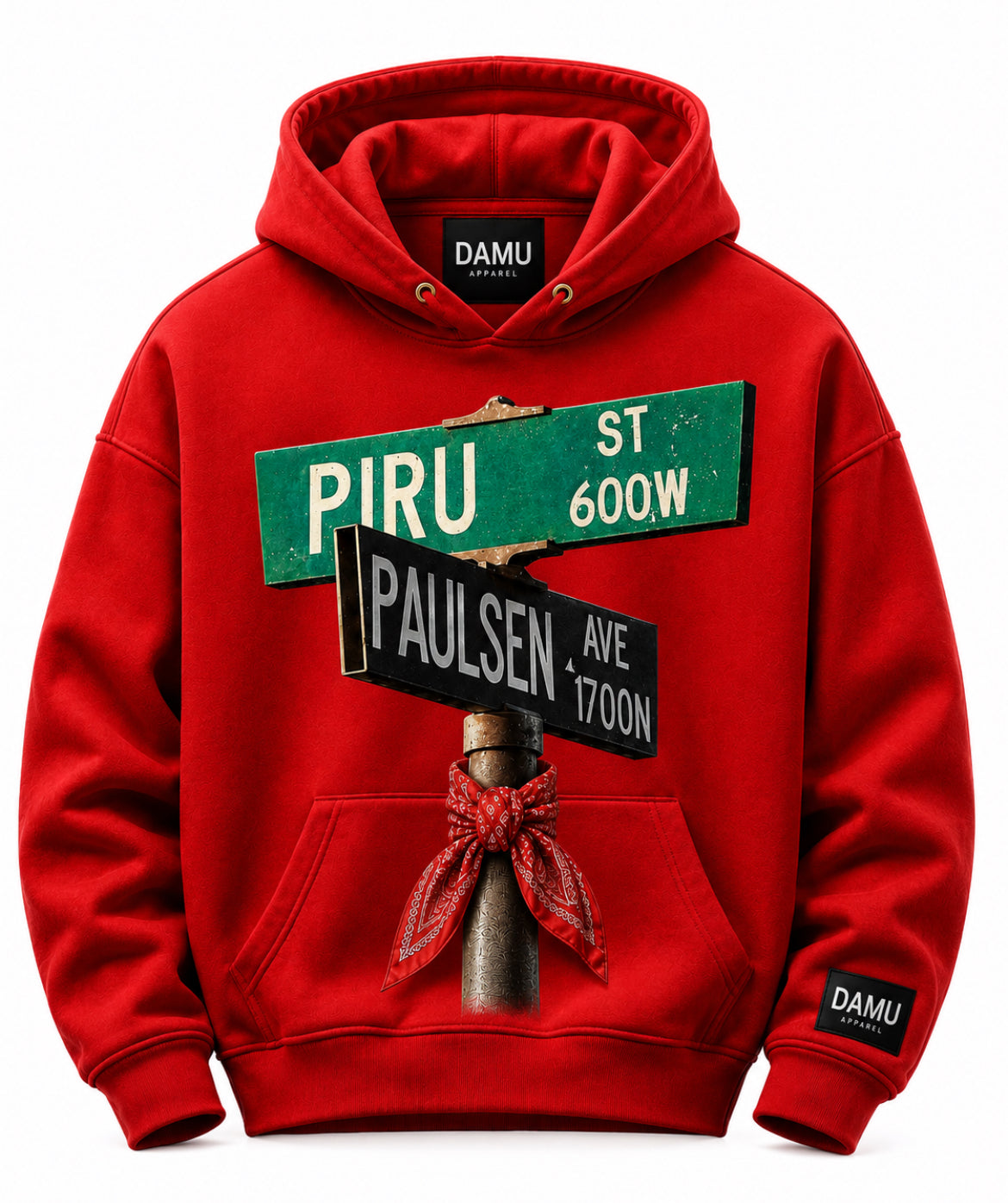 Piru Street Damu Apparel Hoodie