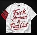 Luxury Red Bandana Graphic Streetwear T-Shirt – Premium Oversized Urban Fashion Tee
