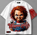Luxury Heavyweight Graphic Streetwear T-Shirt | Wonna Play Premium Oversized Tee