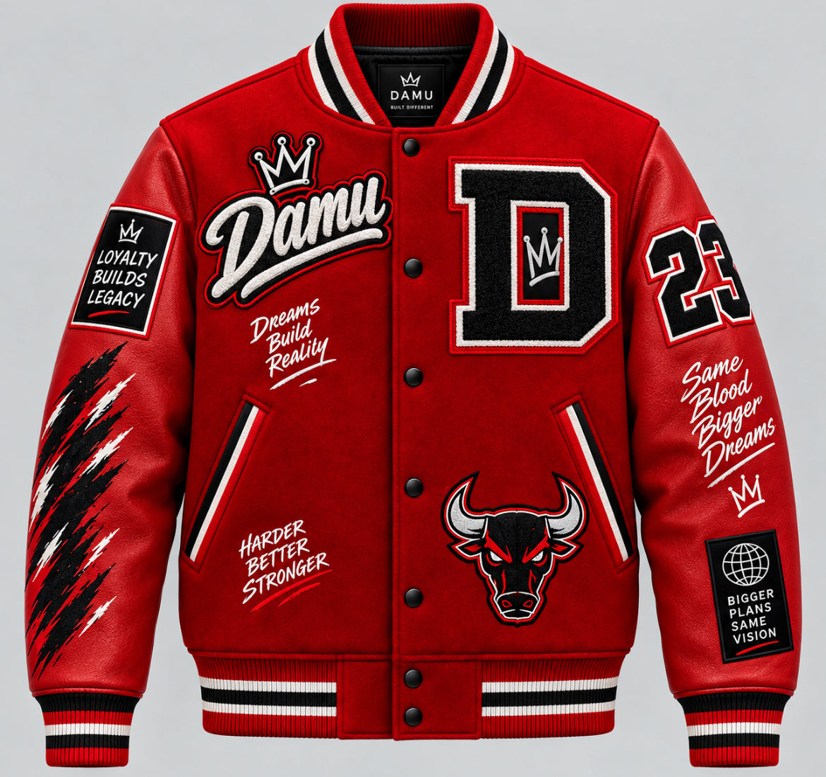 DAMU Custom Varsity Jacket Collection