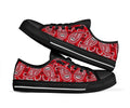 Paisley Pattern Low-Top Canvas Sneakers | Classic Streetwear Shoes