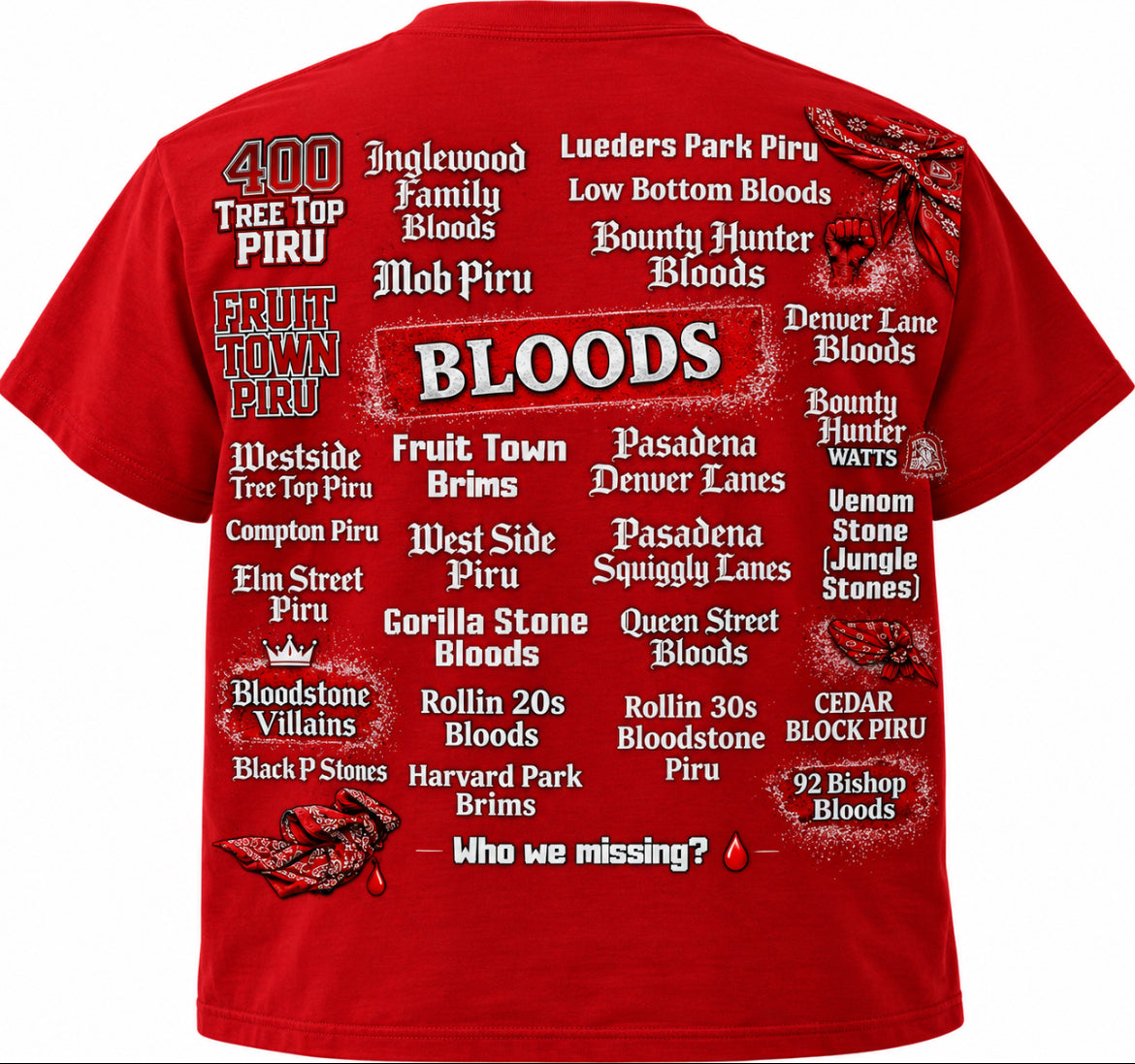 Bloodline Legacy Graphic Red T-Shirt – Premium Streetwear